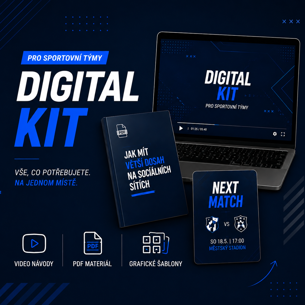 Digital Kit pro sportovní týmy